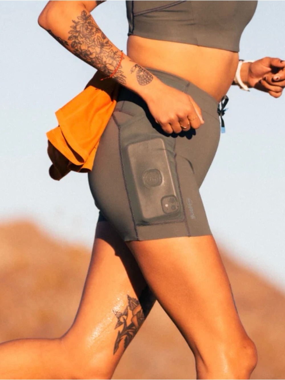 Janji Trail Shorts-green